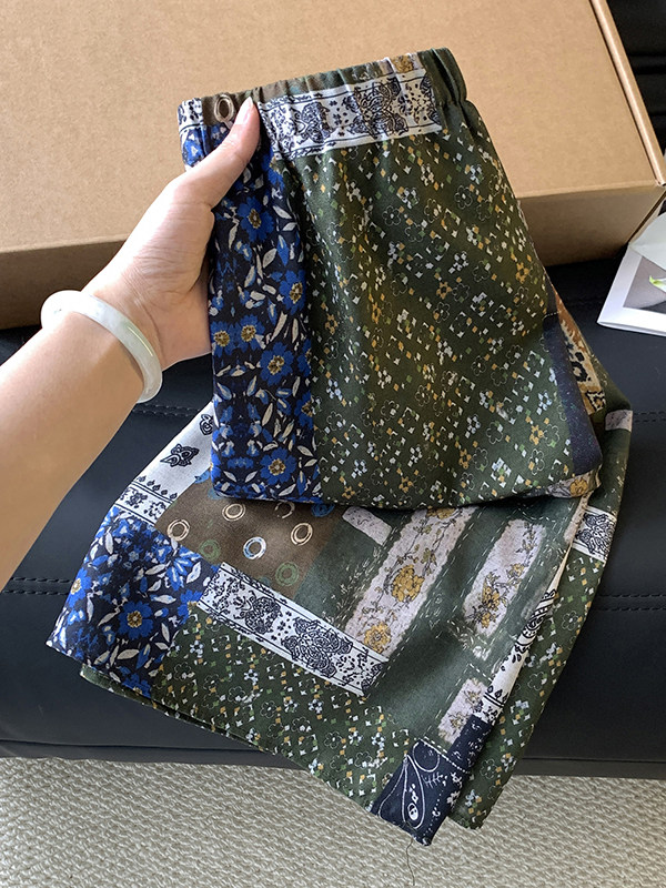 Koreaanse Japanse grote maat d - Midi Skirt Floral recensie en prijs