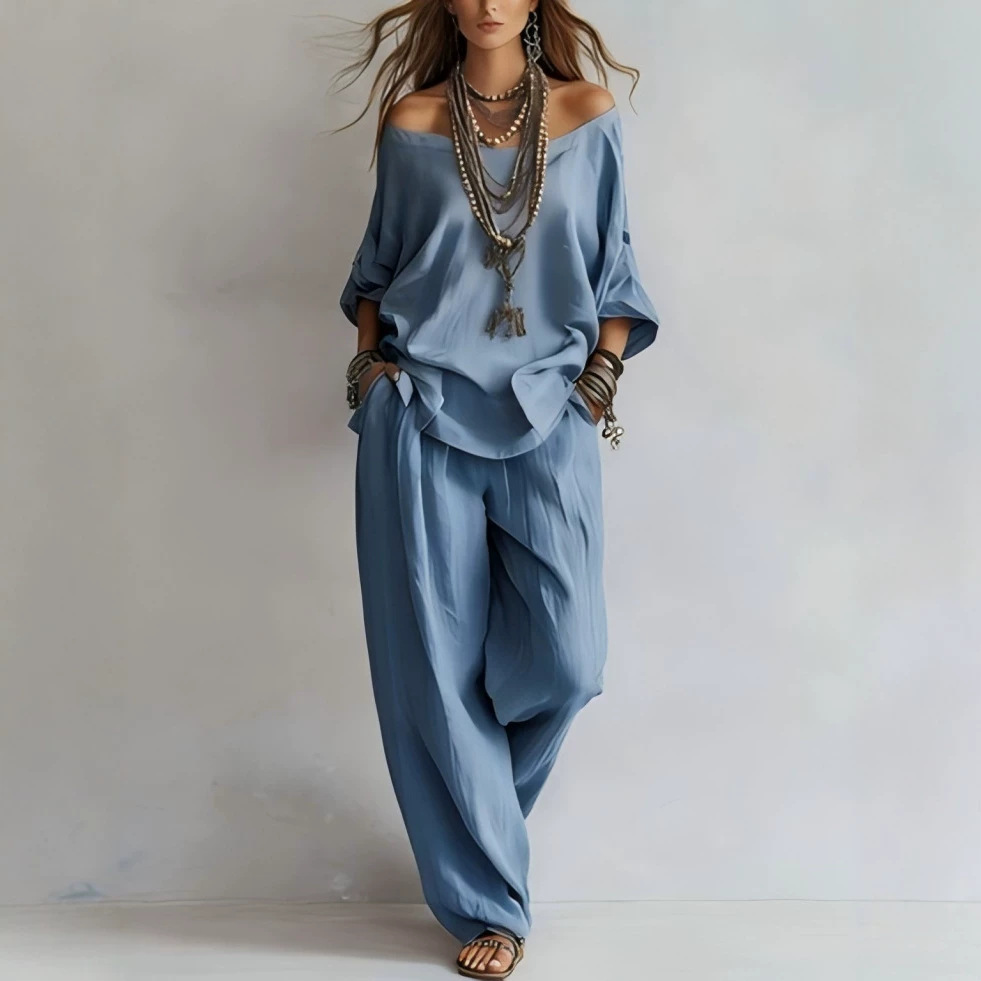 Casual losse linnen top met ze - Linen Pant Wide recensie en prijs