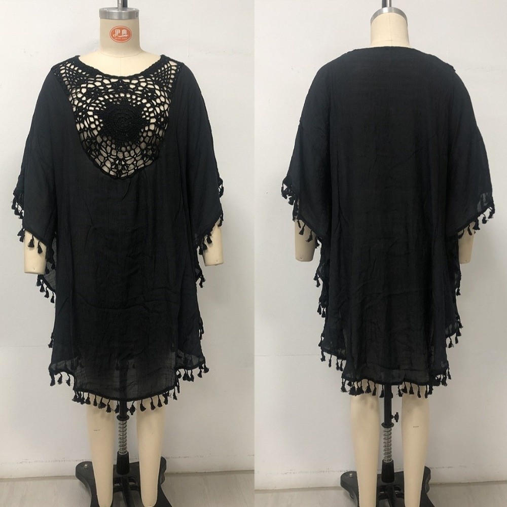 Zomerjurk met vierkante hals,  - Cover Up Kaftan recensie en prijs
