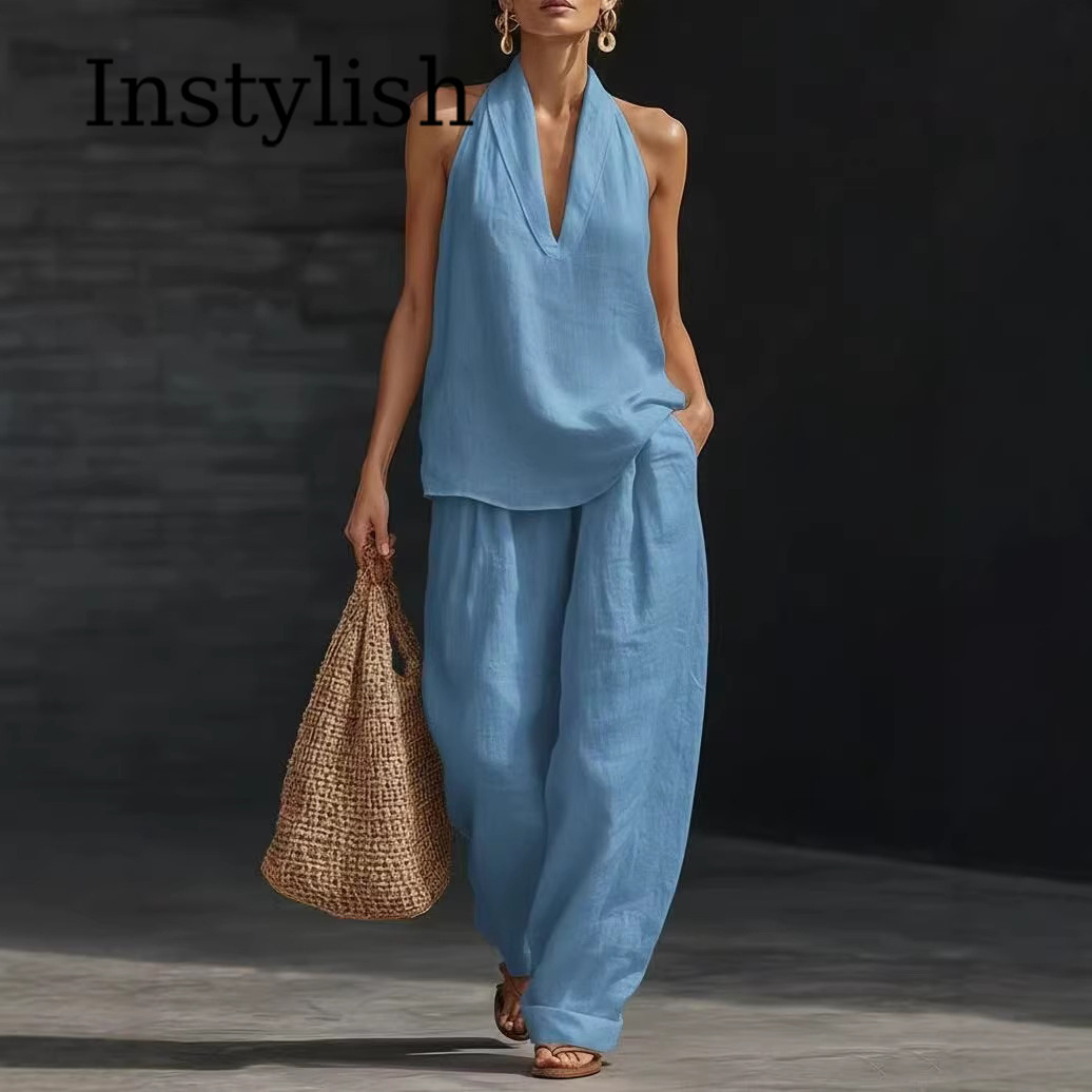 Zomer Dames Casual Linnen 2-de - Linen Pant Wide recensie en prijs