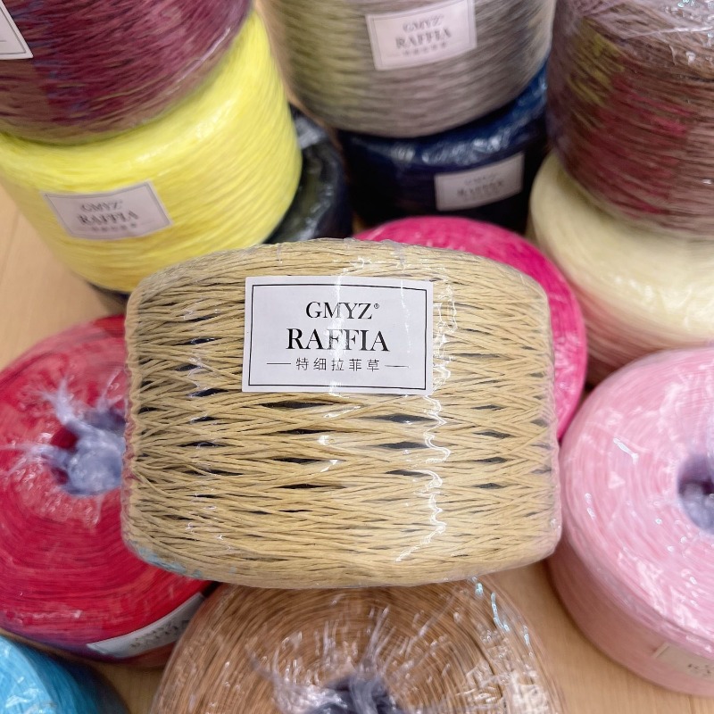 250 g/stks dun plat raffia gar - Crochet Bag Raffia recensie en prijs